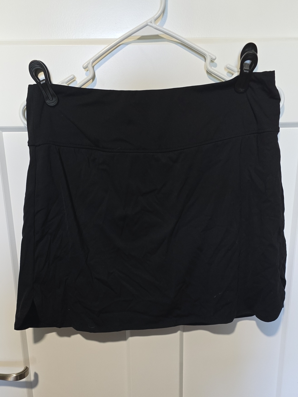 Athletic Black Stretch Pull-On Mini Skort